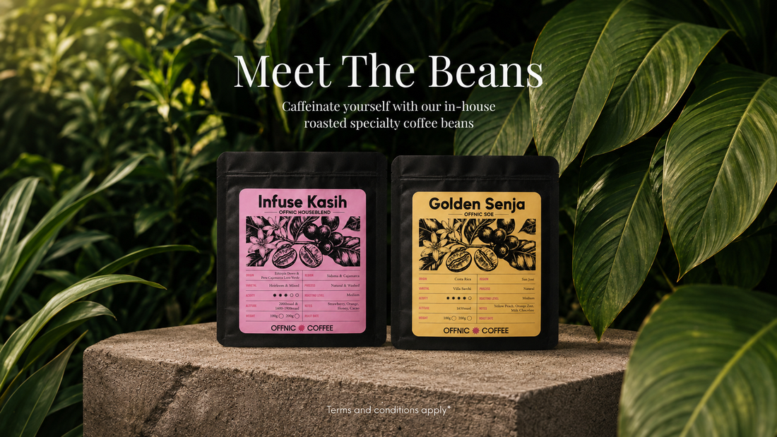 Freshly Roasted Beans just for you: OFFNIC Coffee Begins In-House Roasting